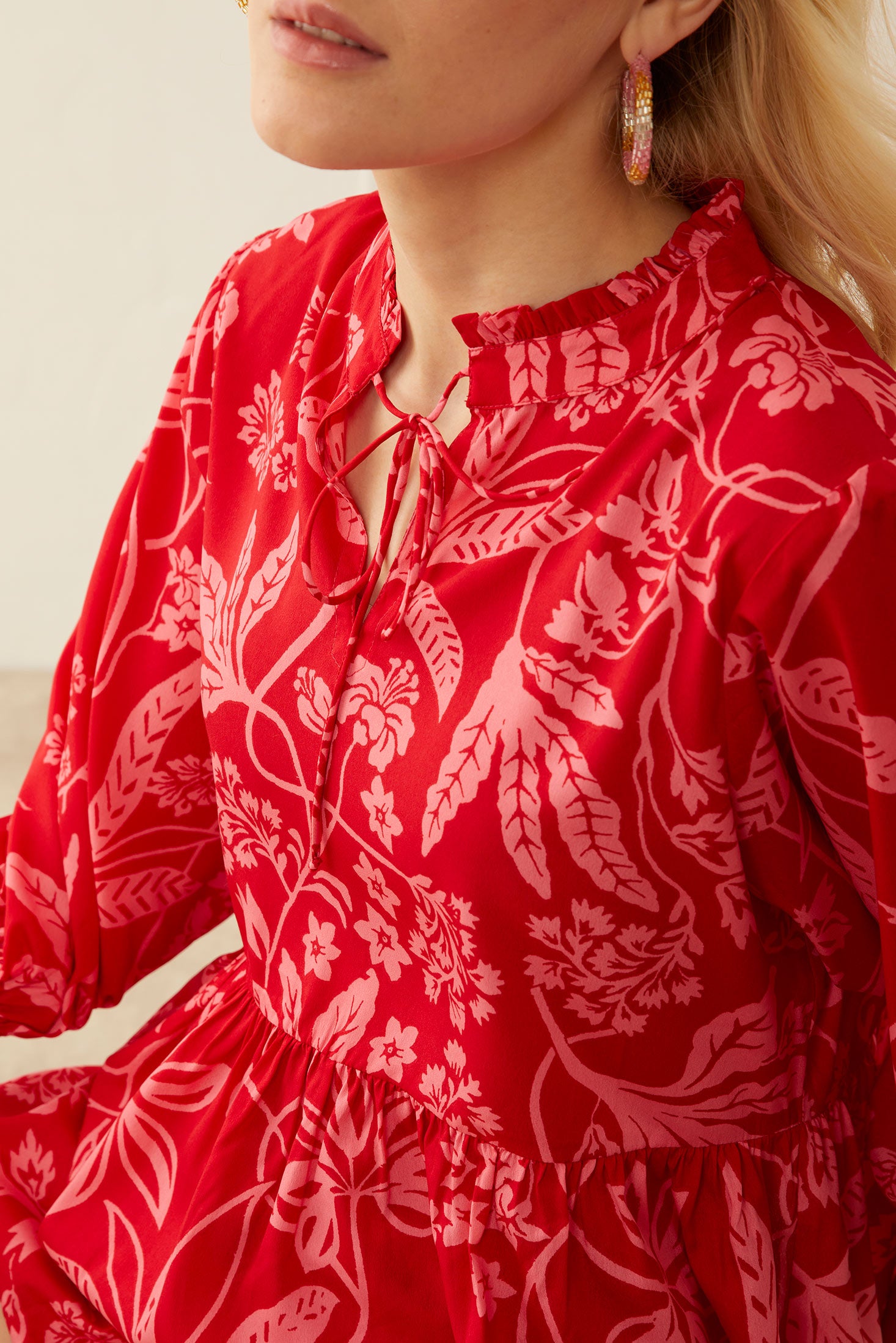 Flora's Realm Peplum Top - Myra USA