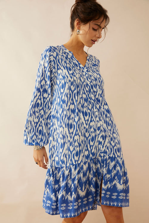 Padma V-Neck Flow Dress - Myra USA