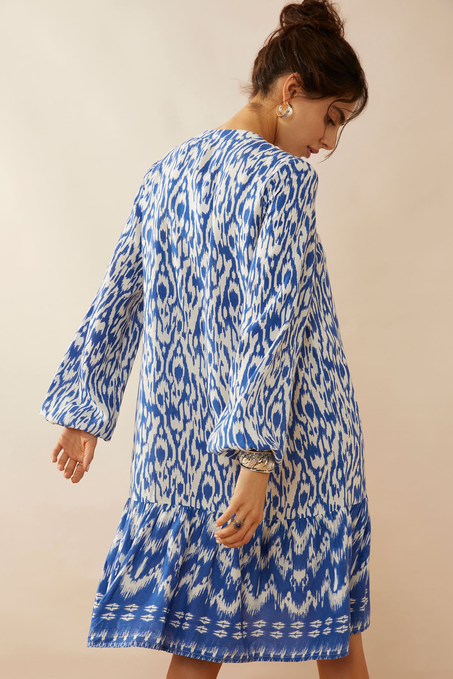 Padma V-Neck Flow Dress - Myra USA