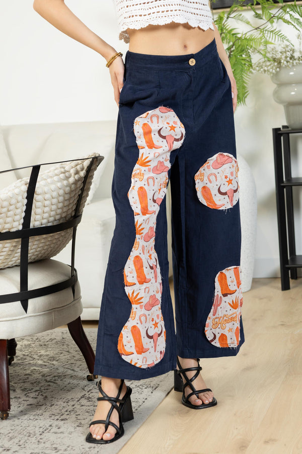 Charlotte's Trail Pants In Dark Blue - Myra USA