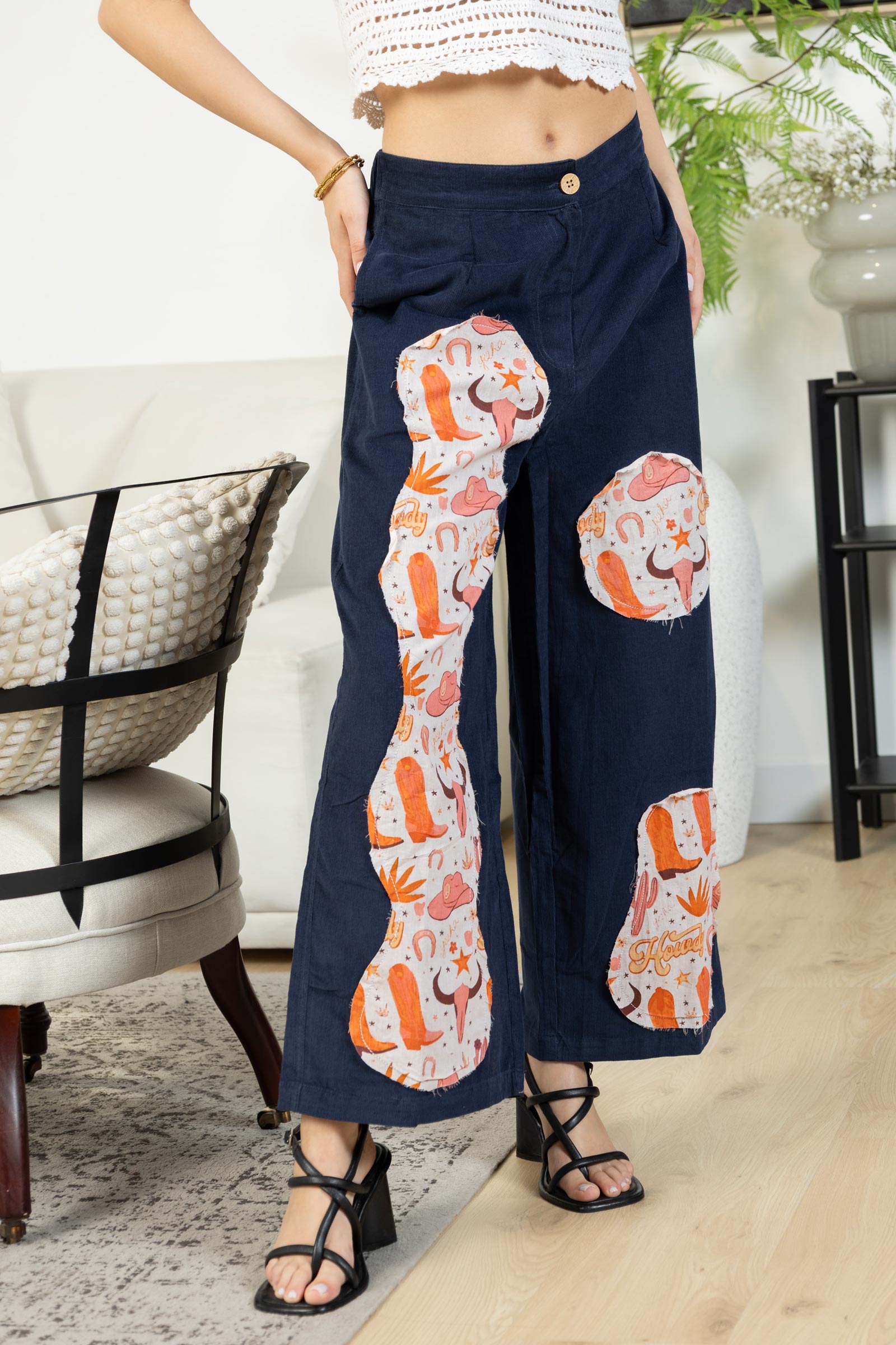 Charlotte's Trail Pants In Dark Blue - Myra USA