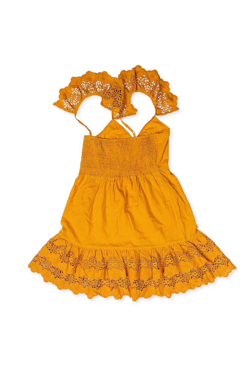 Goldie's Joy Dress In Mustard