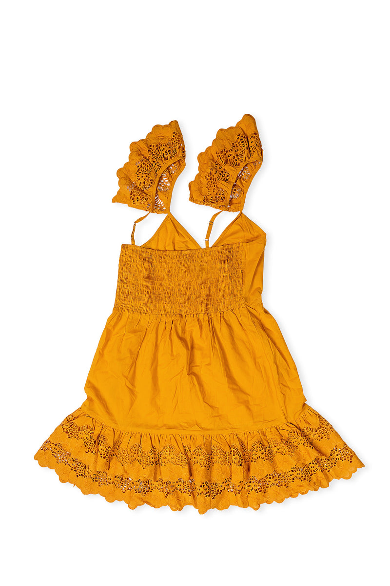 Goldie's Joy Dress In Mustard