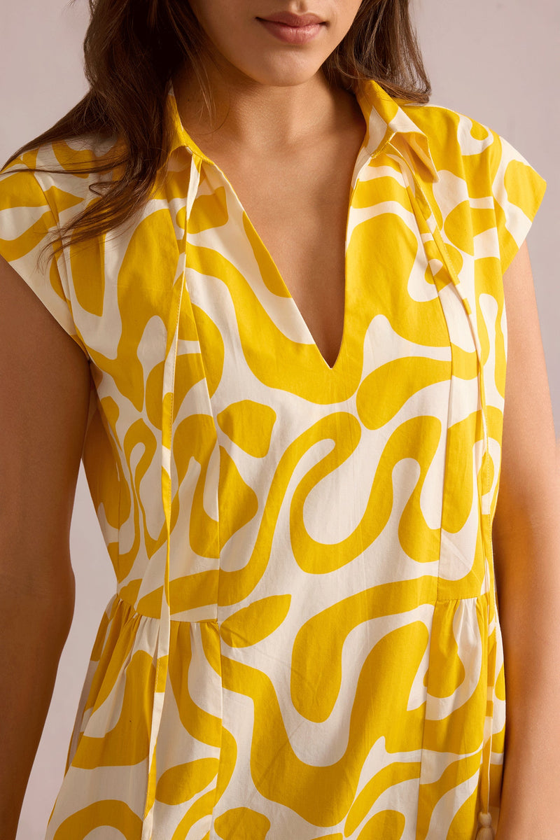 Sophia on Safari Dress In Yellow