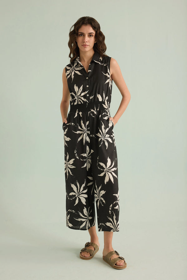 Melanie Pattern Jumper In Black - Myra USA