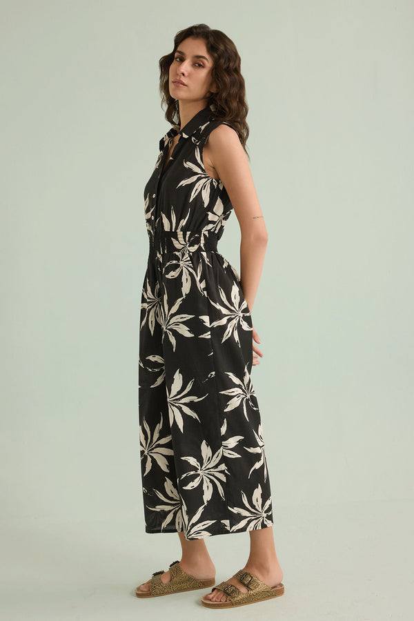 Melanie Pattern Jumper In Black - Myra USA