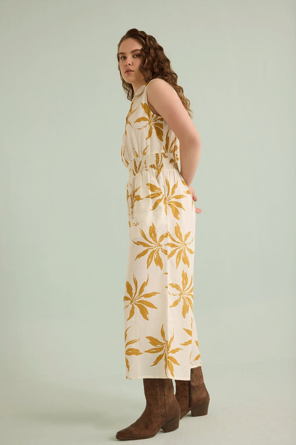 Melanie Pattern Jumper In White - Myra USA