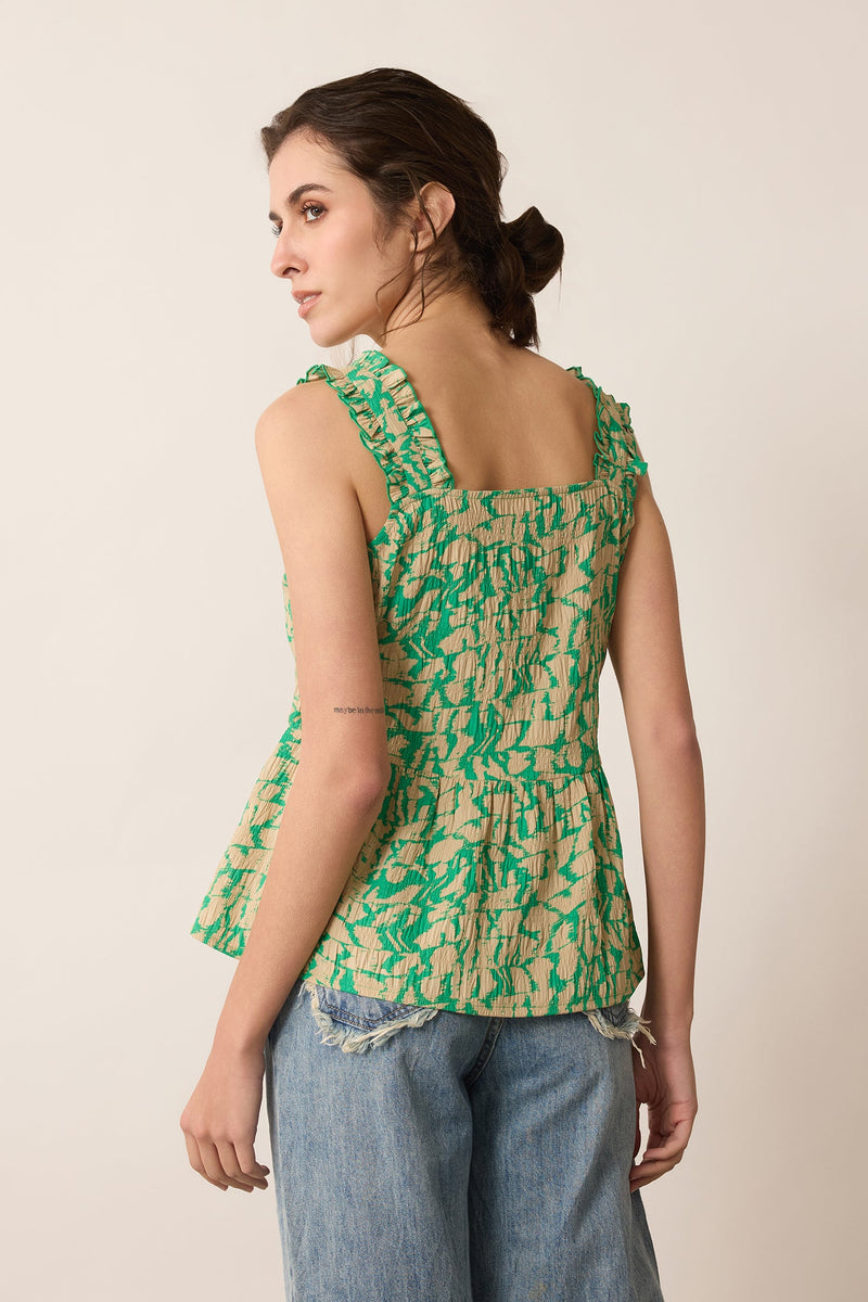 Amelia Top In Green