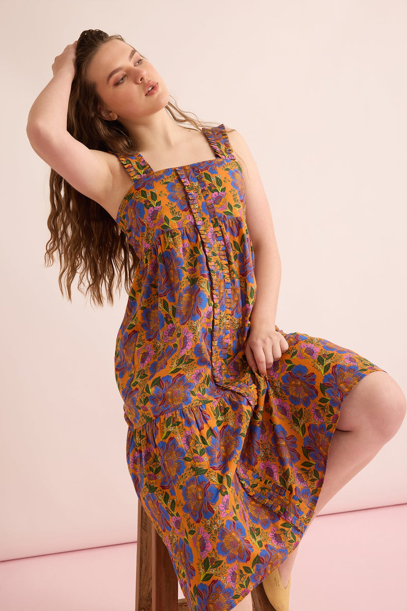 Bryony Splendor Dress In Multicolor