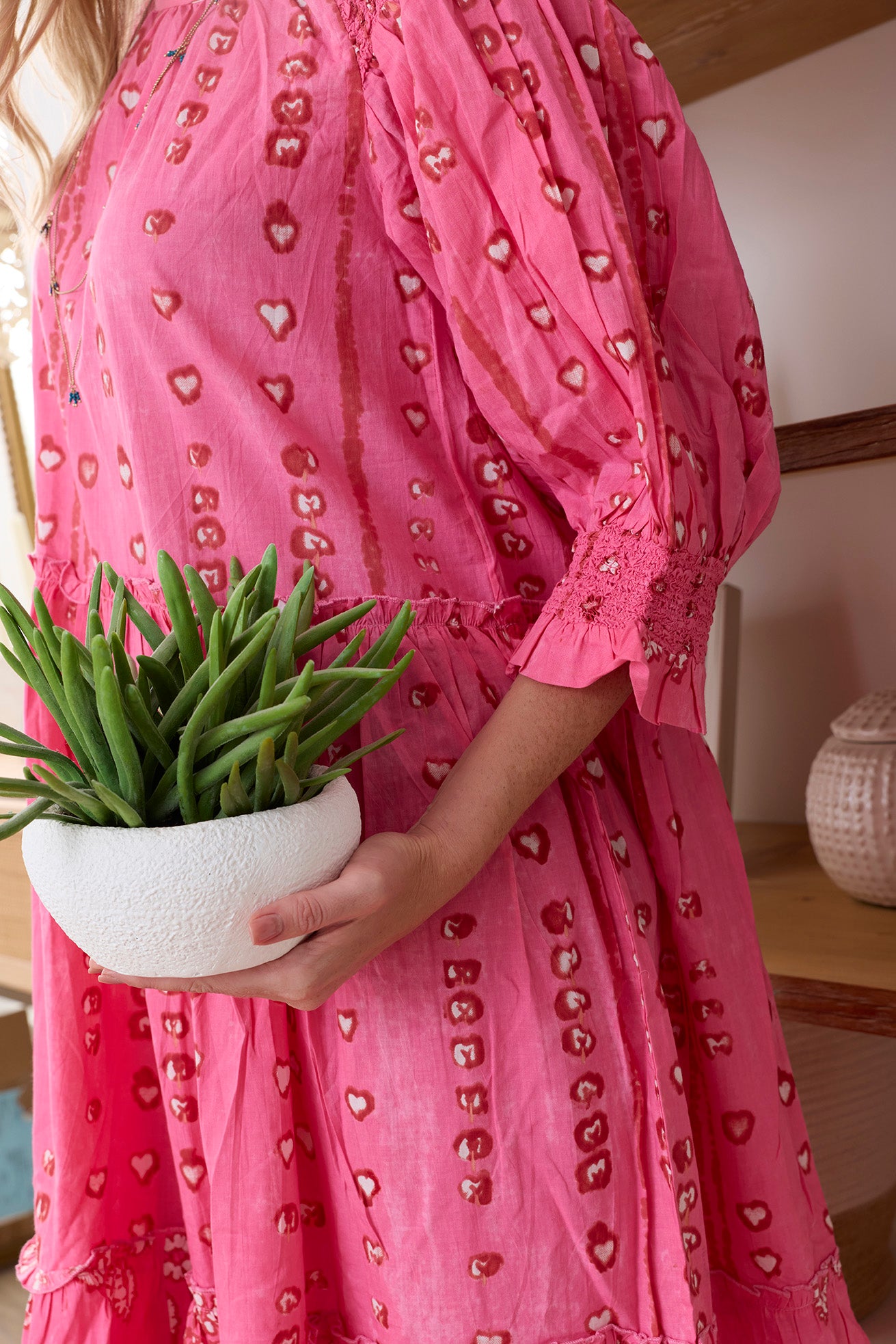 Gypsy Heart Dress in Poppy Red - Myra USA
