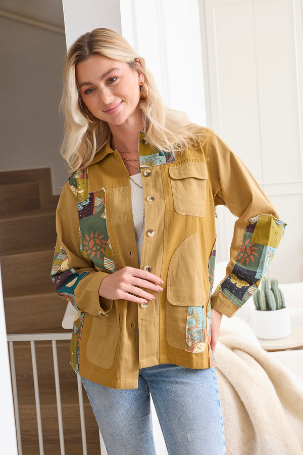 Rancher's Keepsake Shacket in Rodeo Clay - Myra USA