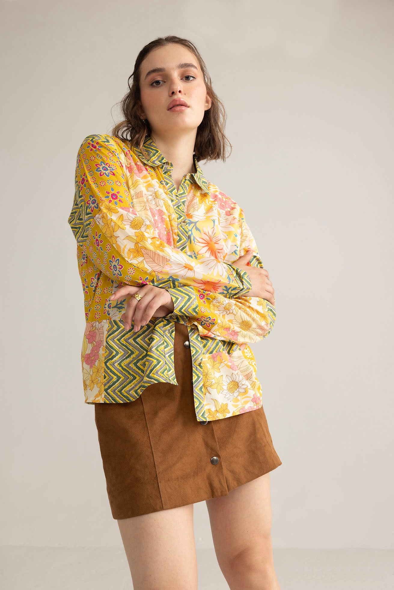 Zest & Bloom Shirt in Boho Blue