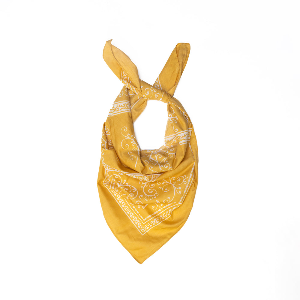 Sapphire Trails Bandana in Yellow