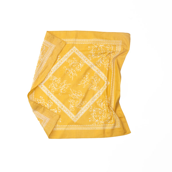 Sapphire Trails Bandana in Yellow - Myra USA