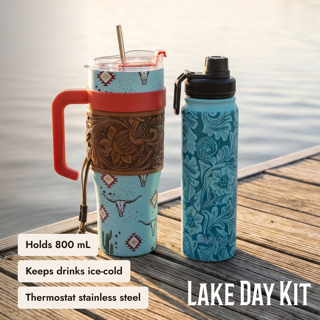 Turquoise Lake Day Four-Piece - Lifestyle