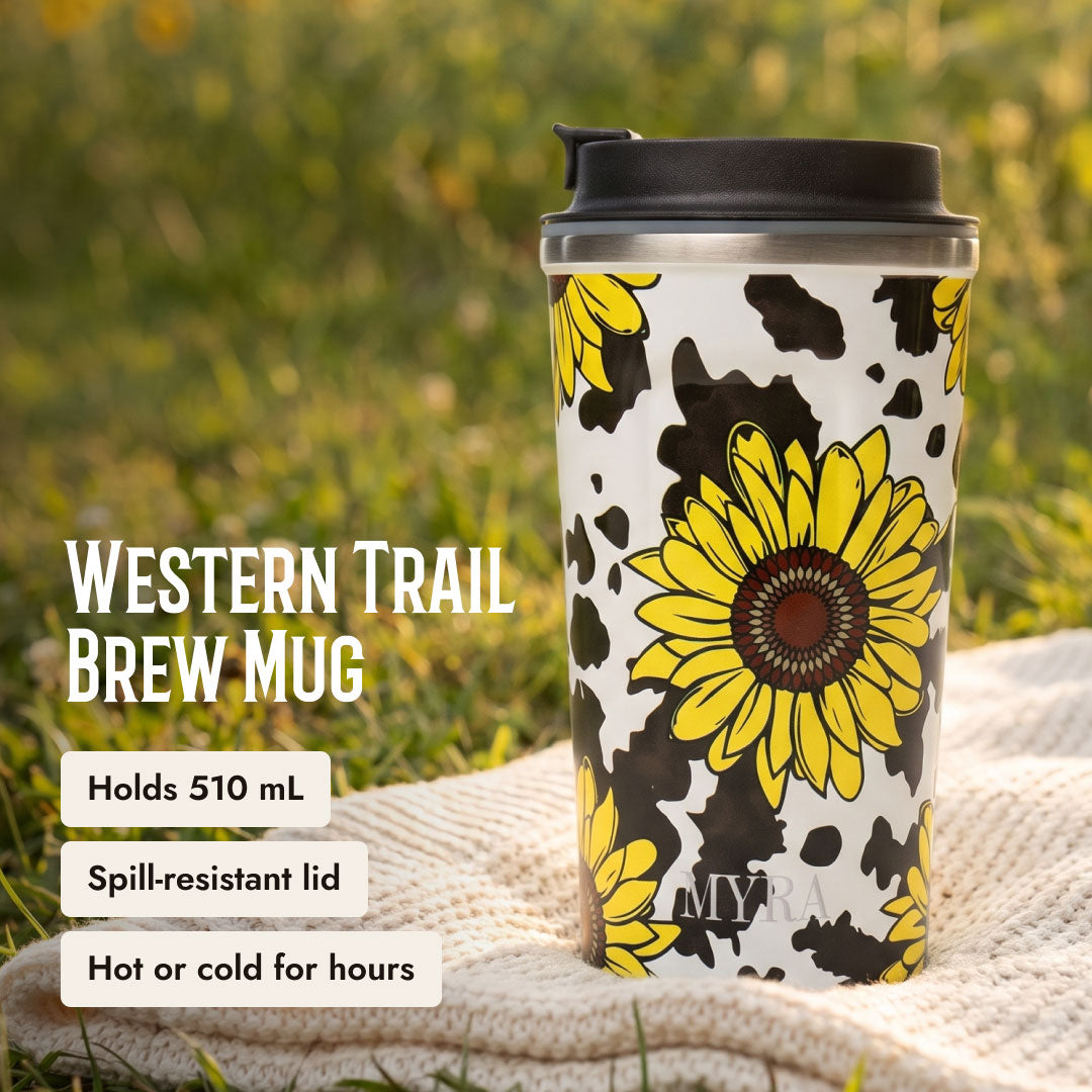 Sunflower Four-Piece Drinkware Kit - Lifestyle