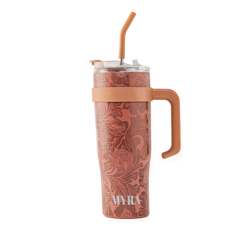 Wide Wyoming Tumbler In Brown