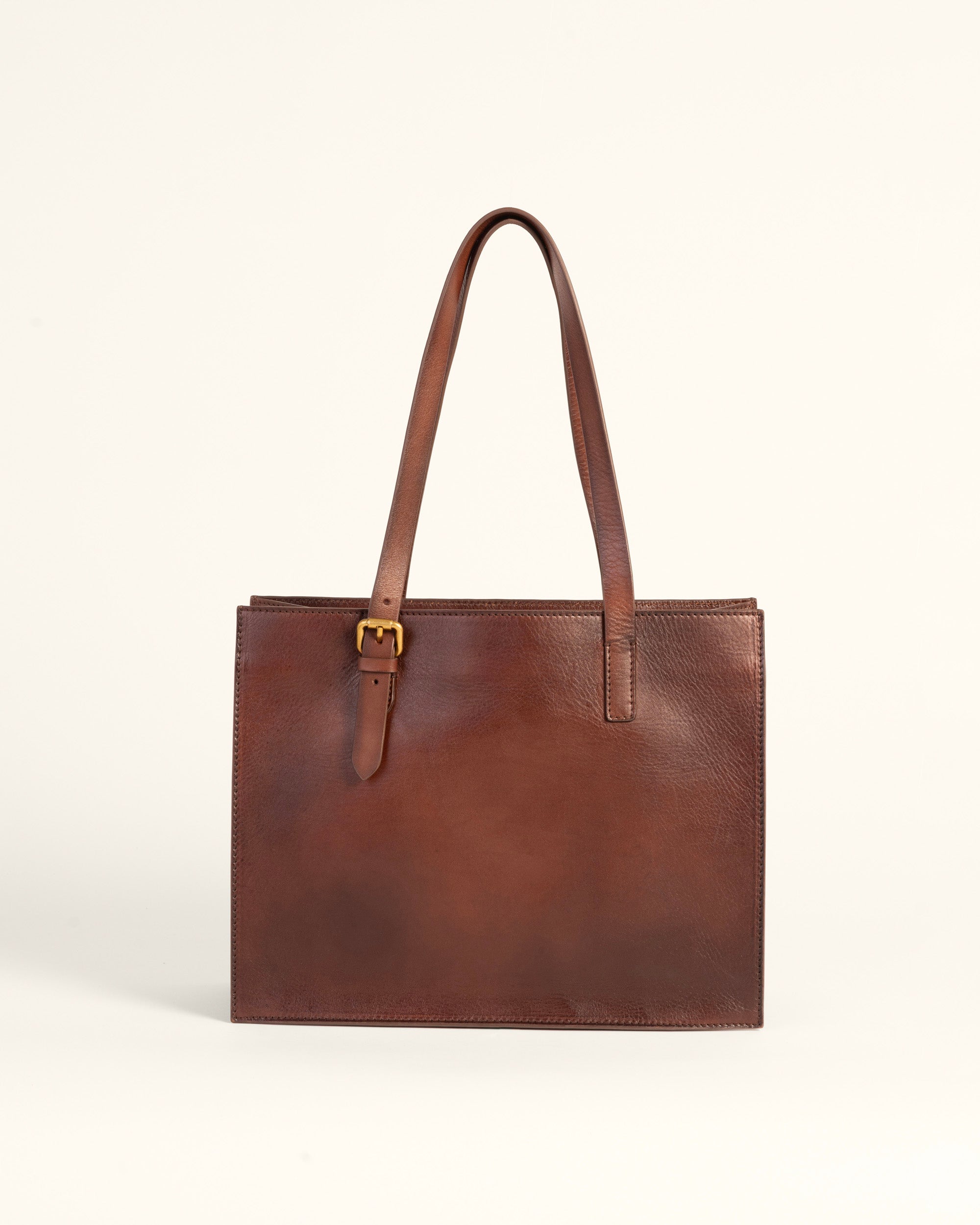 Loyal West Mivva Handtooled Medium Bag - Brunette Leather