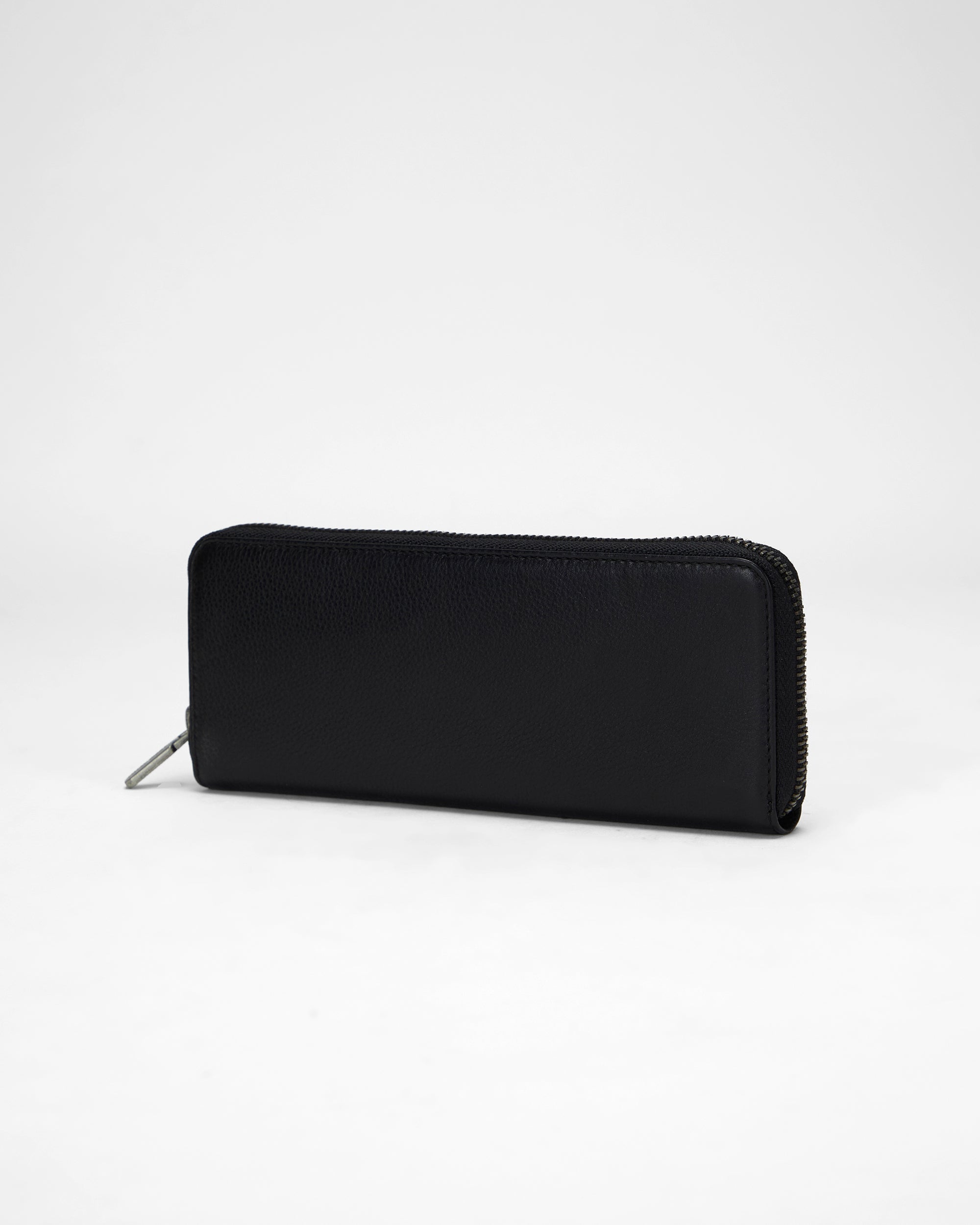Loyal West RANCH ROAD JEWELERY CASE IN CALF LEATHER - BLACK