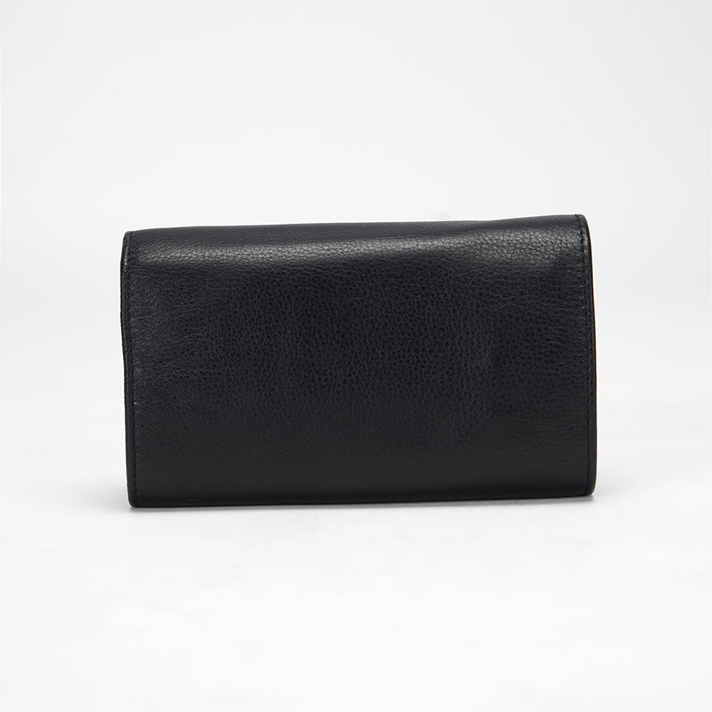 Loyal West CANYON JEWELRY CASE IN CALF LEATHER - BLACK - Myra USA