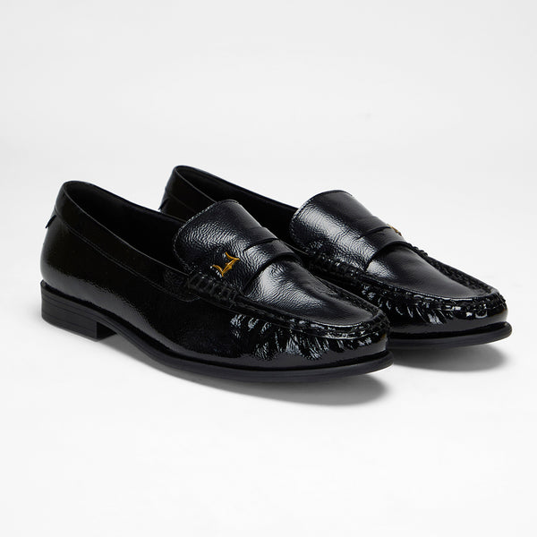 Loyal West LEATHER LOAFERS - BLACK - Myra USA