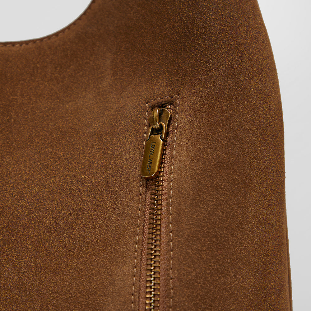 Loyal West LW LARGE PURSE - IN SUEDE LEATHER - Myra USA