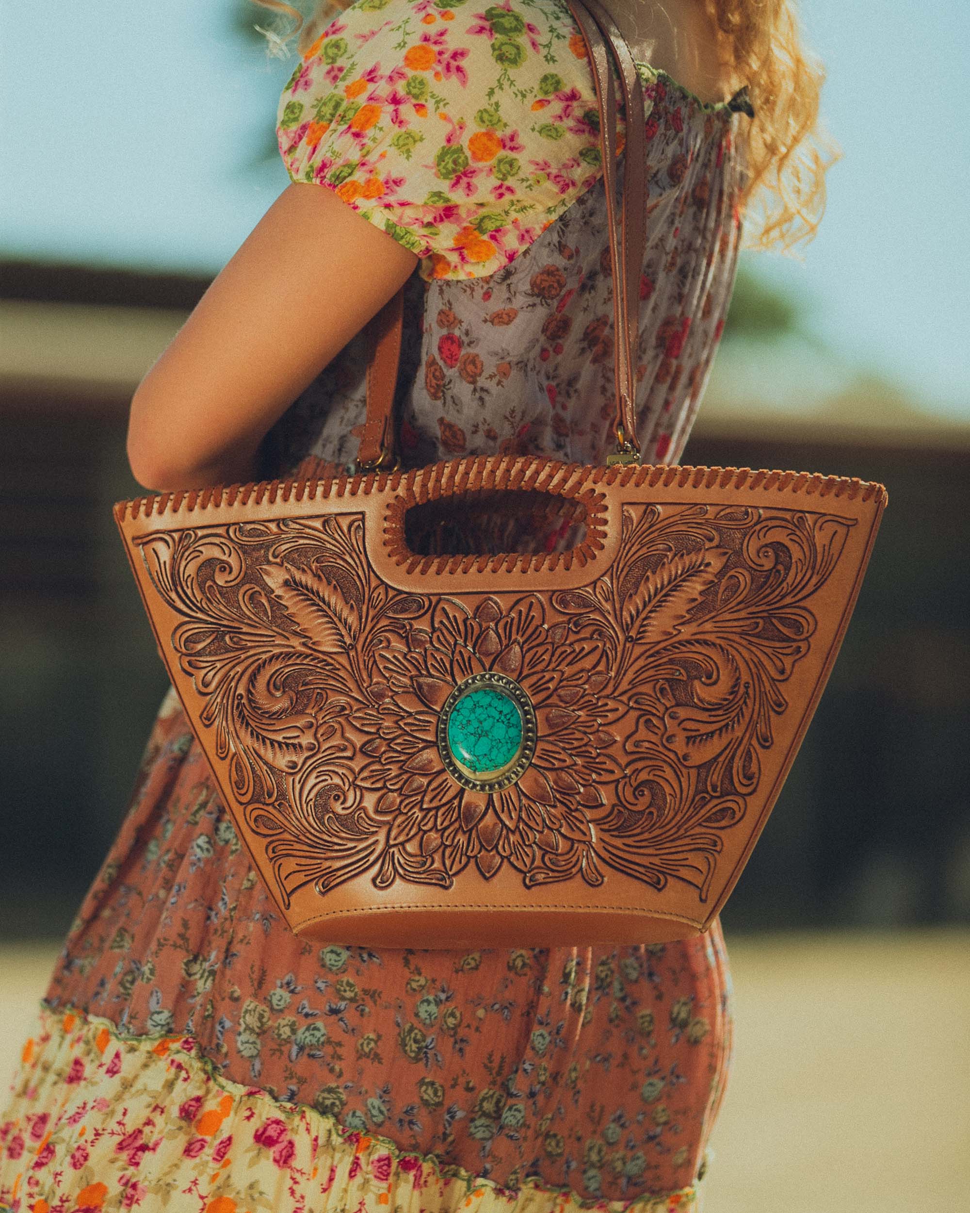 Loyal West Desert Marigold Bucket Bag - Myra USA