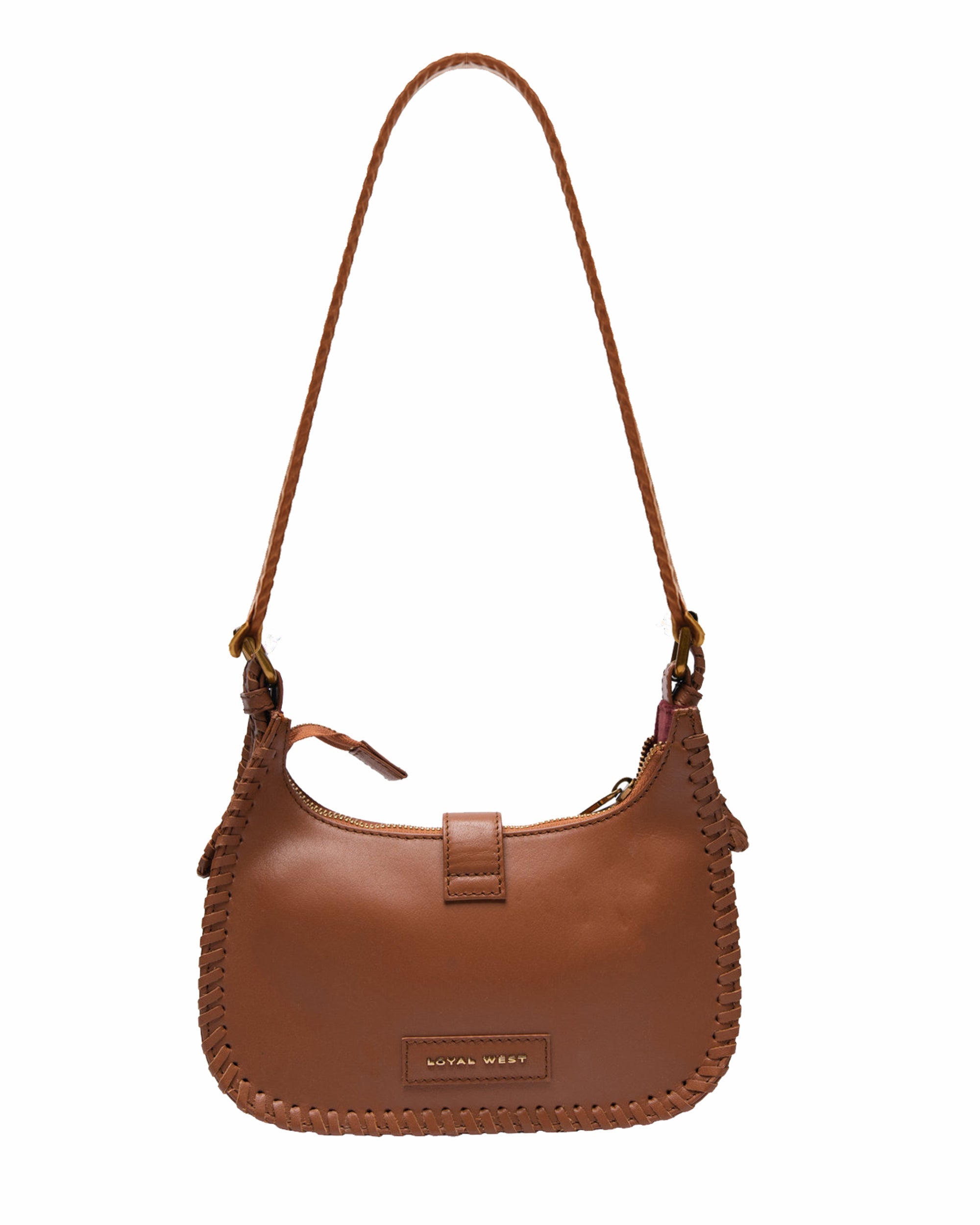 Loyal West Dannia Medium Purse - Saddle Brown - Myra USA