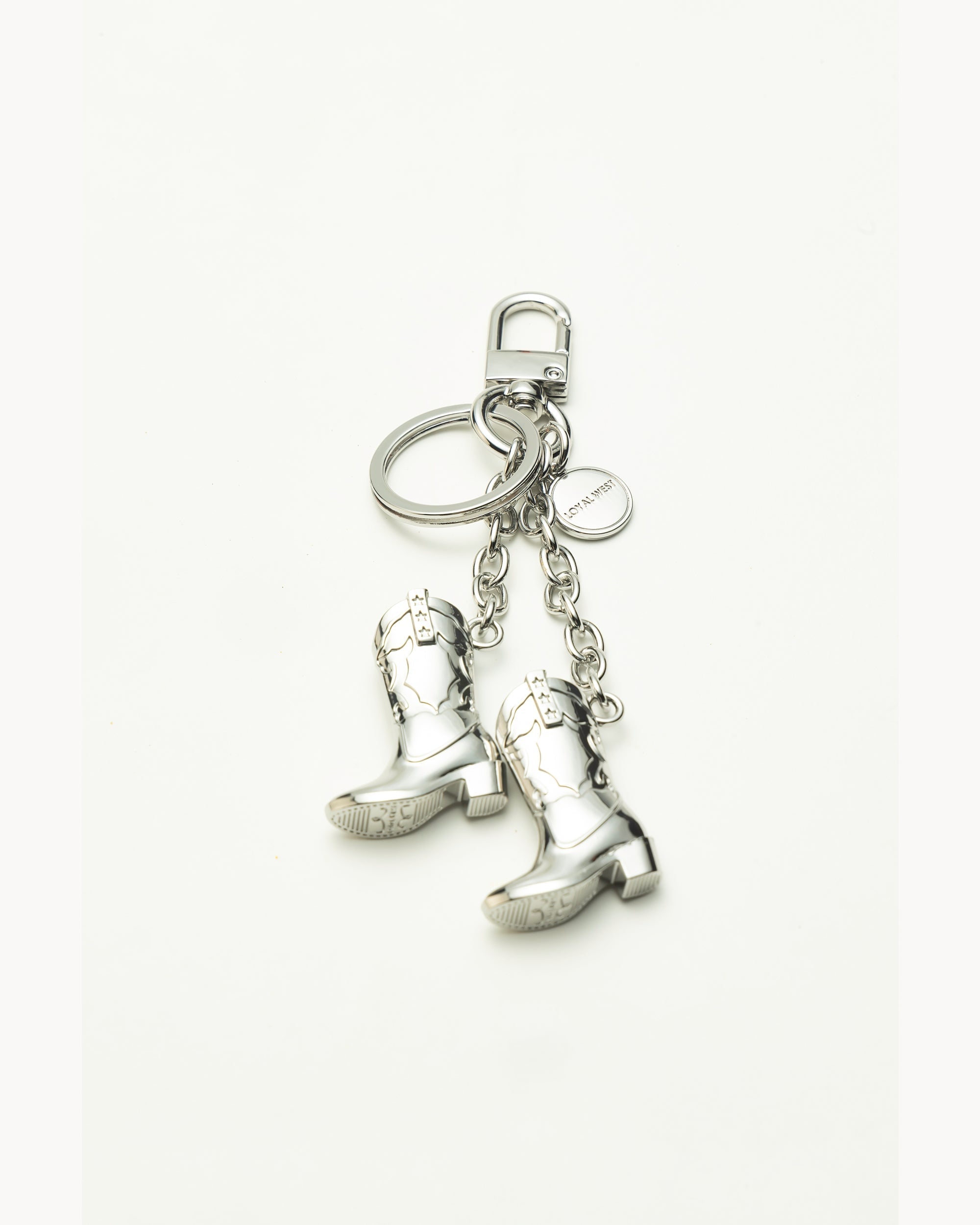 Loyal West Boots Bag Charm - Concho Silver