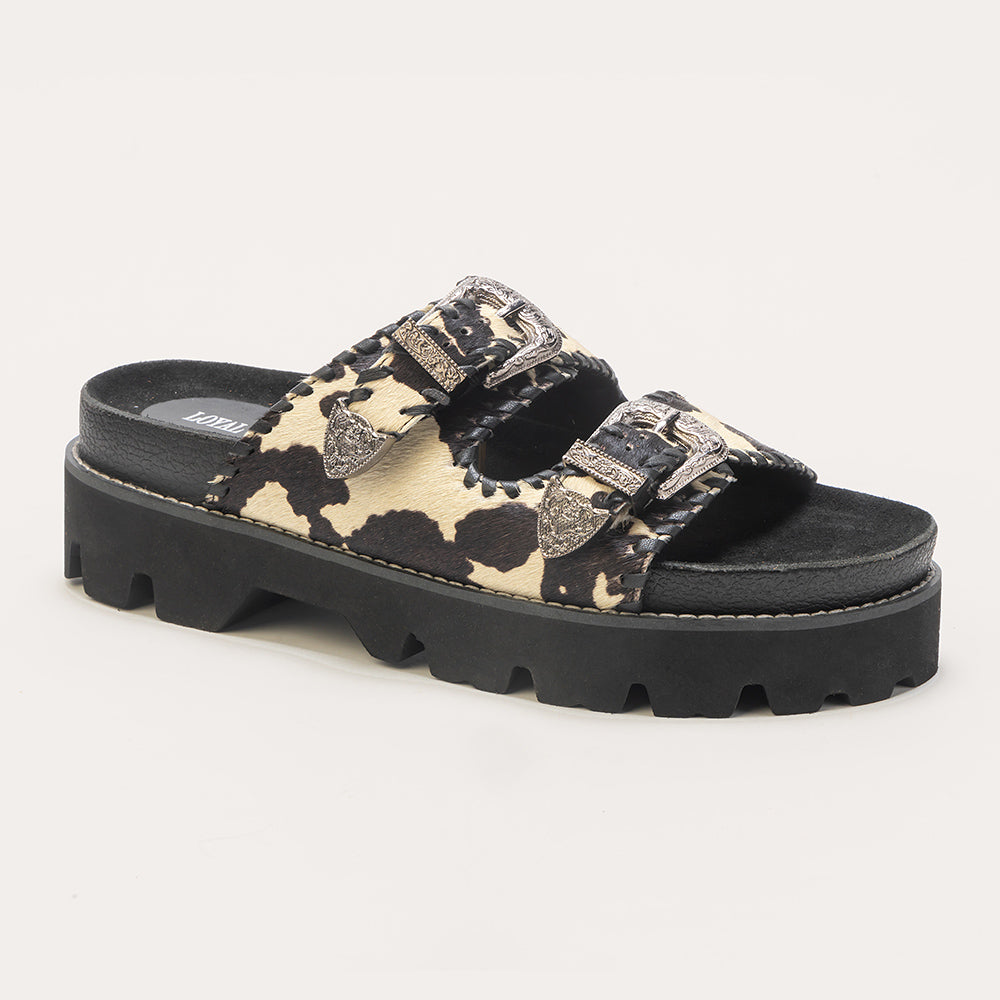 Serena Cowhide Sandals - Myra USA