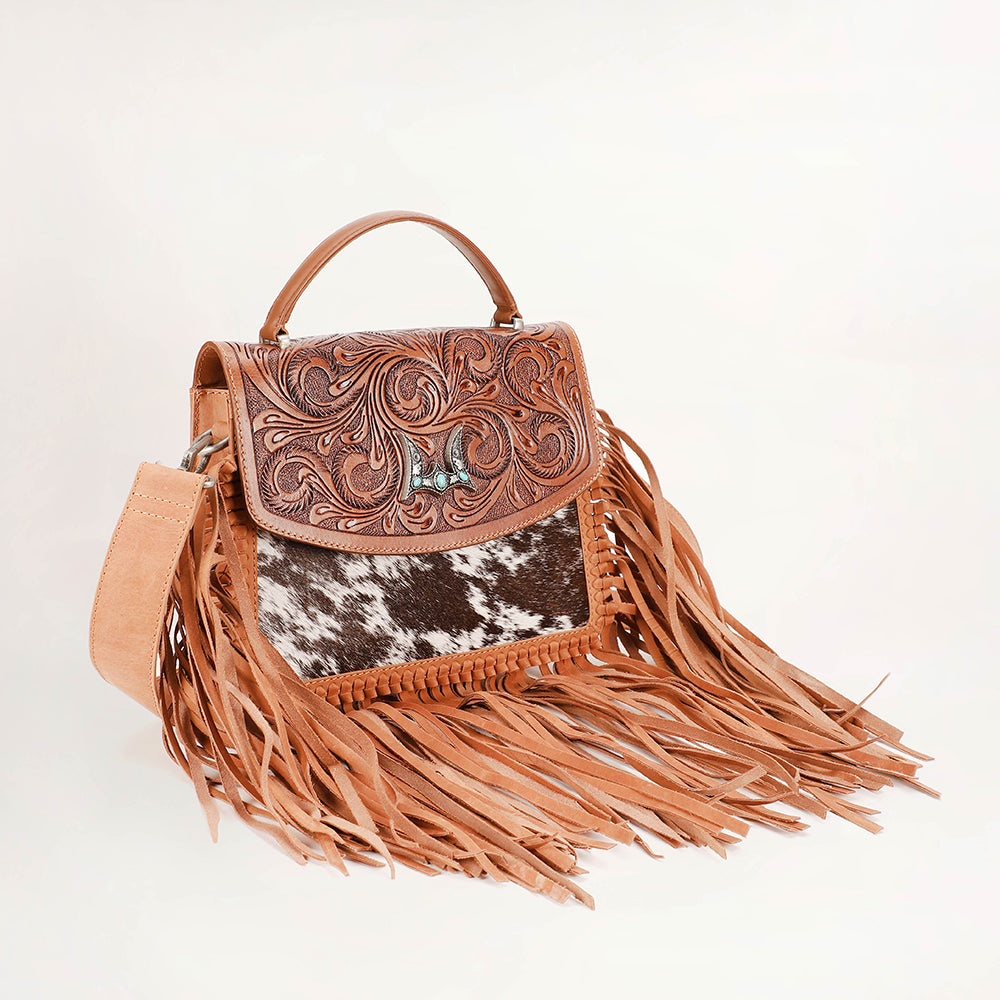 Loyal West Classic Flap Medium Tassle Bag - Myra USA