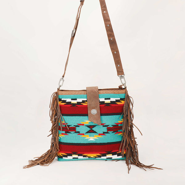 Loyal West Long Chap Cowhide Tassle Bag - Myra USA