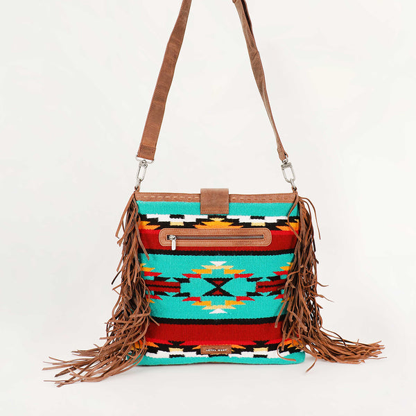 Loyal West Long Chap Cowhide Tassle Bag - Myra USA