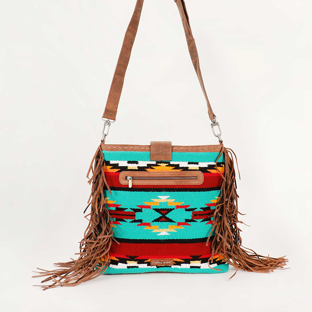 Loyal West Long Chap Cowhide Tassle Bag - Myra USA
