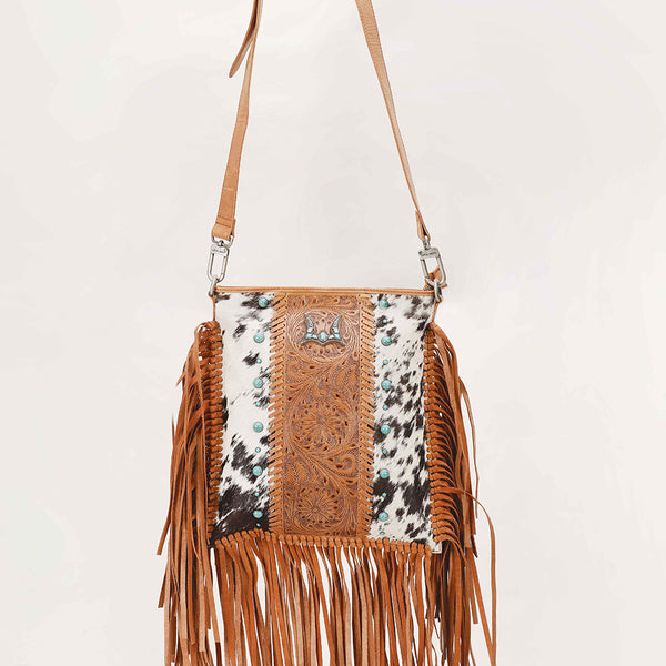 Loyal West Tucson Cowhide Tassle Bag - Myra USA