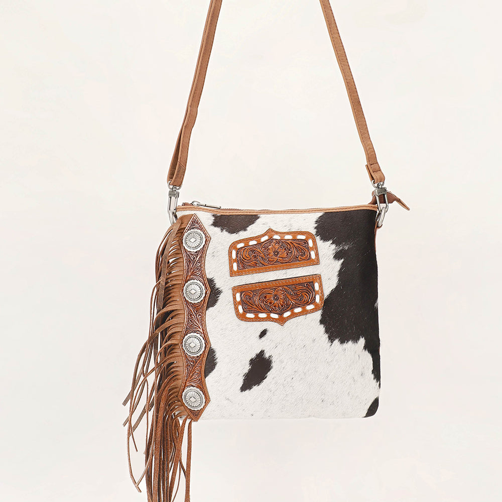 Loyal West Ranch Queen Cowhide Tassle-Bag - Myra USA