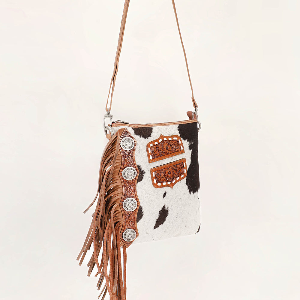 Loyal West Ranch Queen Cowhide Tassle-Bag - Myra USA