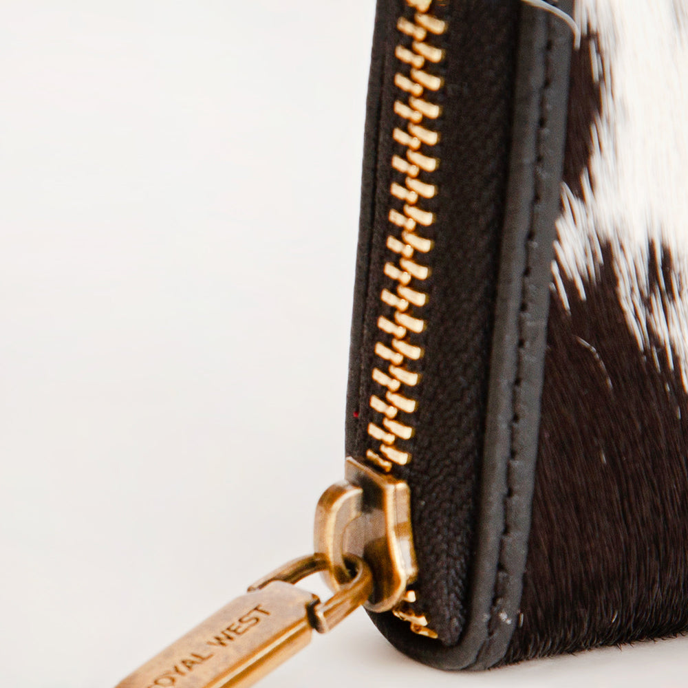 Loyal West Ranch Road Cowhide Jewellery Case - Myra USA