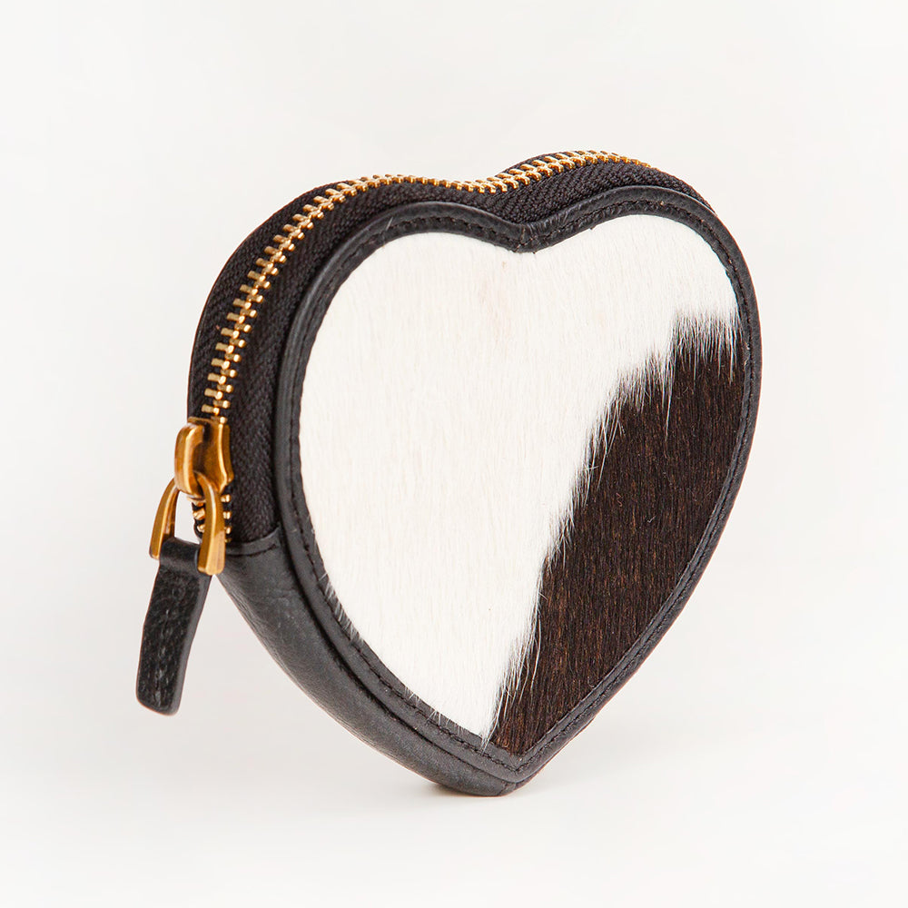 ♡MYR♡ Myra Oak Fire Rustic Brown Leather Wallet - RFID-Protected Zip