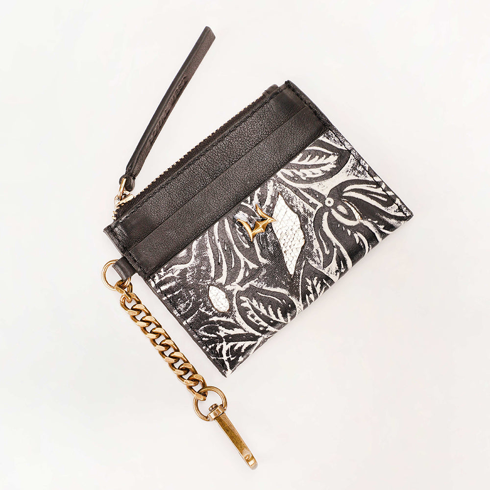Loyal West Shell Credit Card Holder - Myra USA