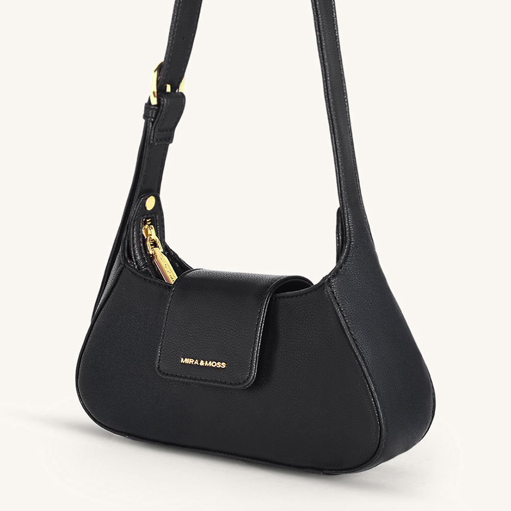 Mira & Moss Graciela Petite Shoulder Bag - Black - Myra USA