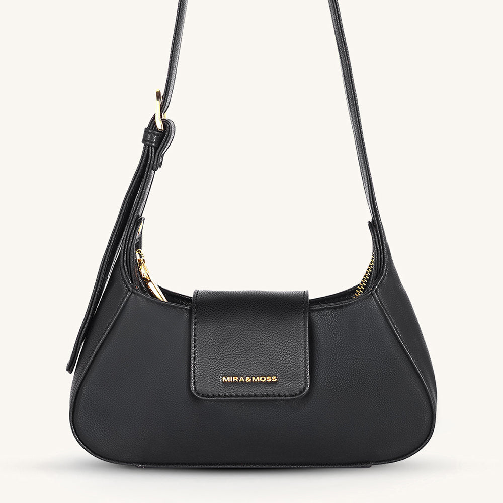 Mira & Moss Graciela Petite Shoulder Bag - Black - Myra USA