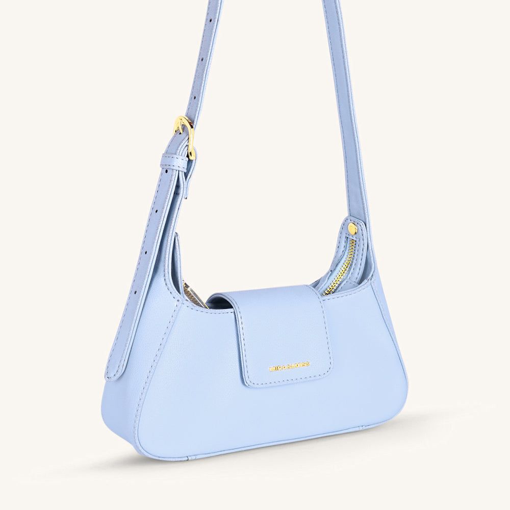 Mira & Moss Graciela Petite Shoulder Bag - Ice Blue - Myra USA