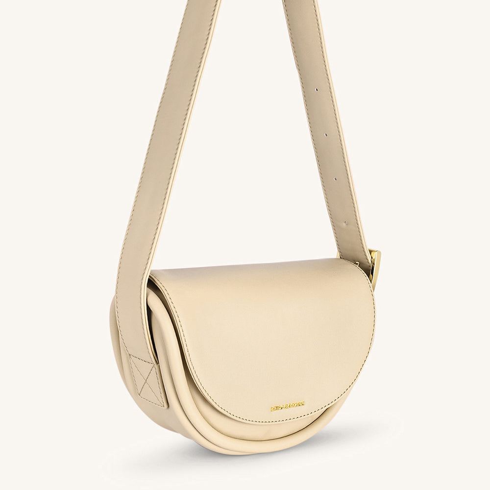 Mira & Moss Sophia Shoulder Bag - Light Taupe - Myra USA