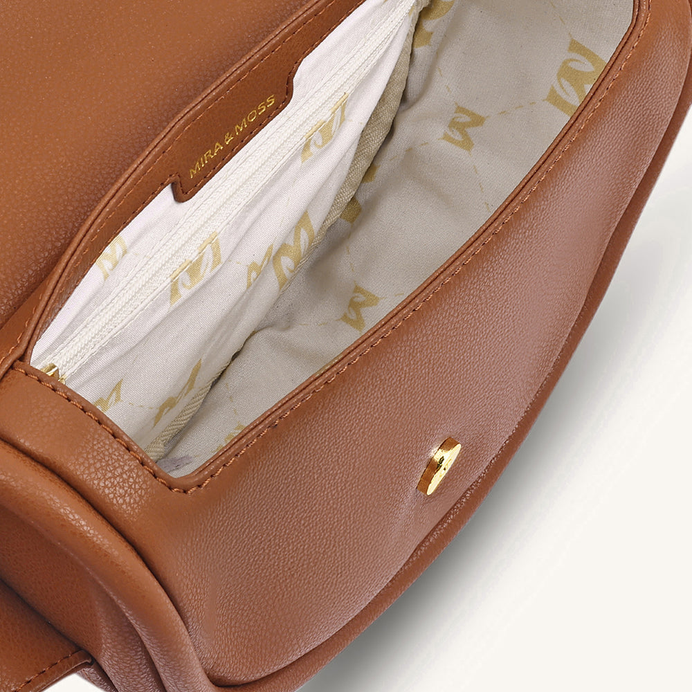 Mira & Moss Sophia Shoulder Bag - Tan - Myra USA