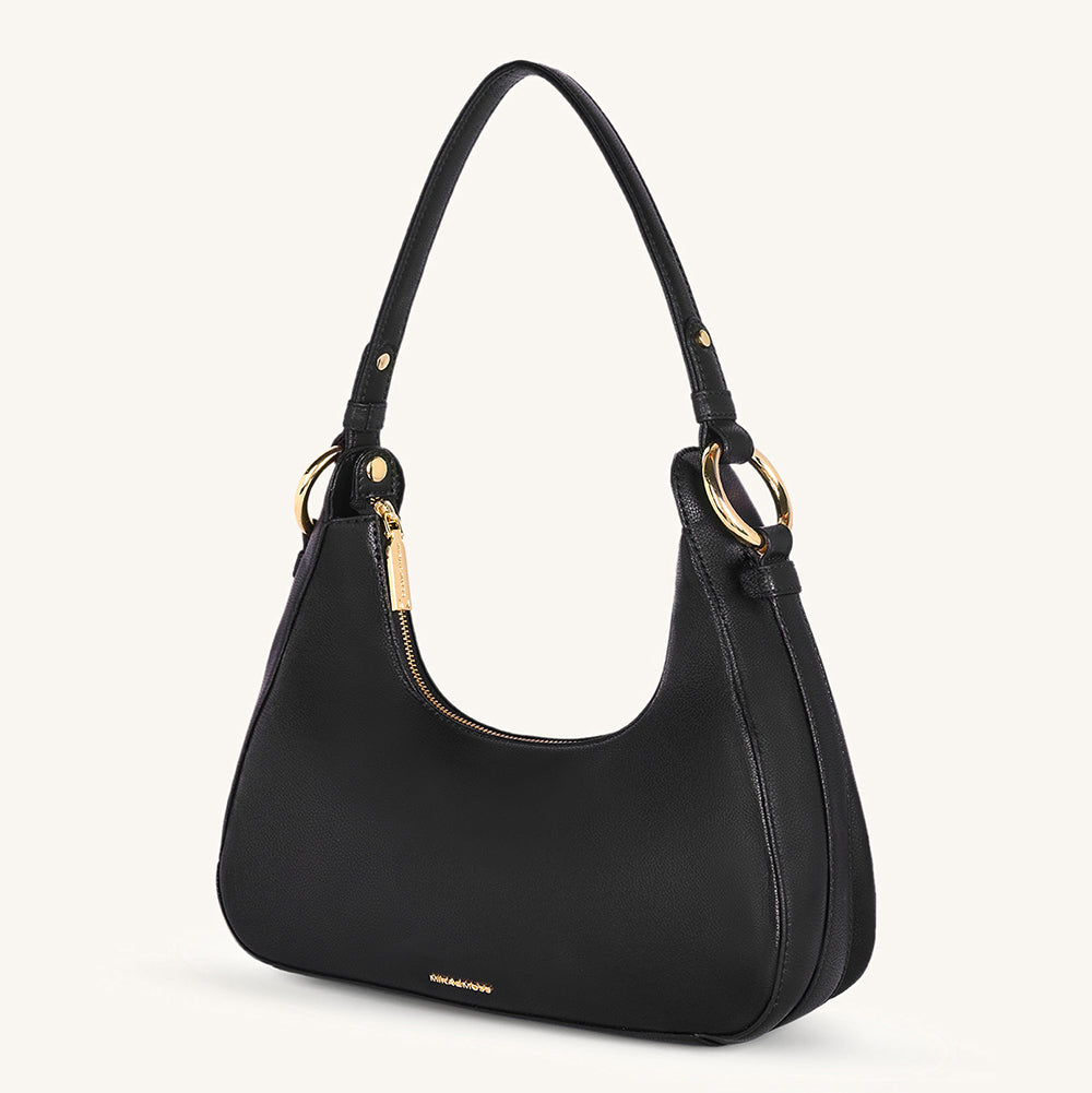 Mira & Moss Ava Shoulder Bag - Black - Myra USA