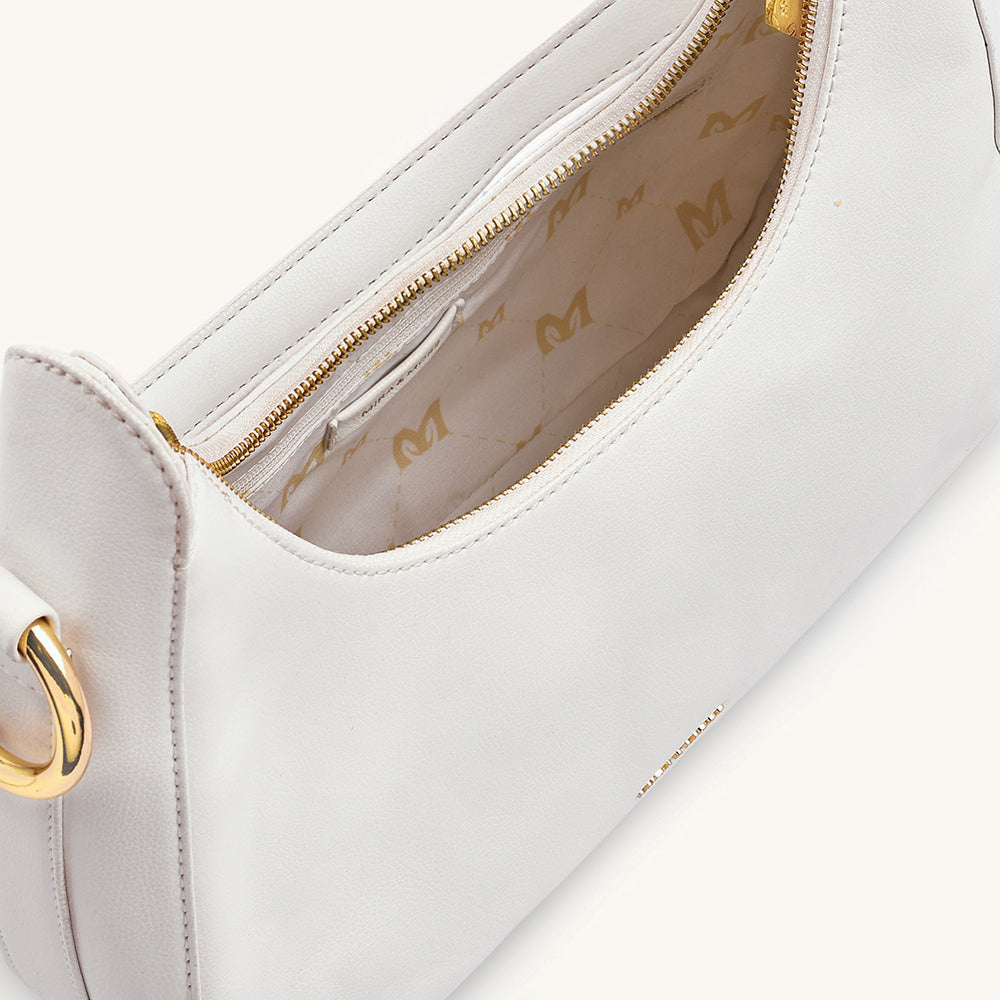 Mira & Moss Ava Shoulder Bag - Ivory - Myra USA