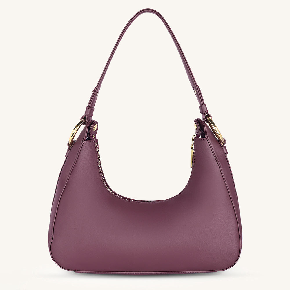 Mira & Moss Ava Shoulder Bag - Plum - Myra USA