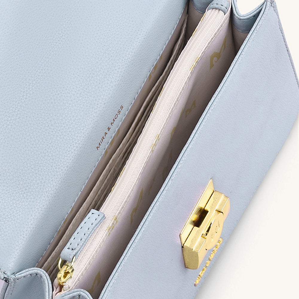 Mira & Moss Novelle Shoulder Bag - Ice Blue - Myra USA