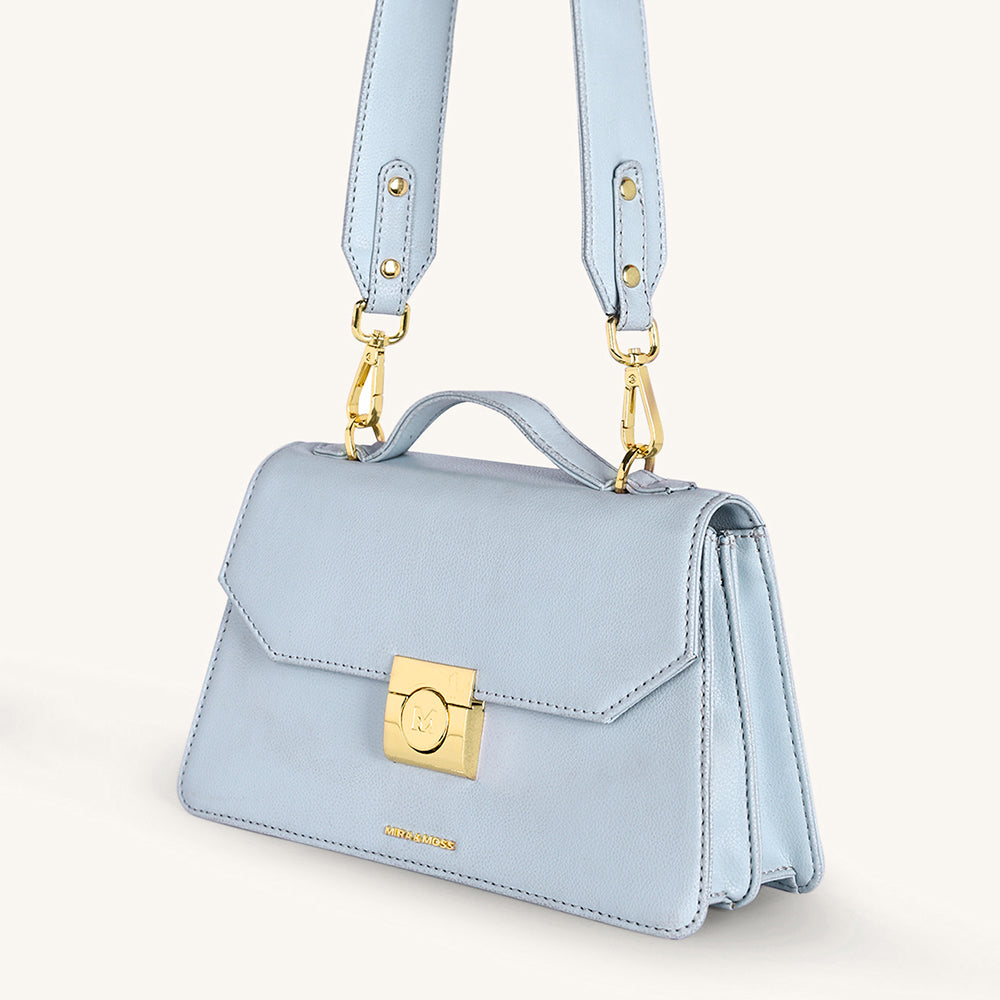 Mira & Moss Novelle Shoulder Bag - Ice Blue - Myra USA